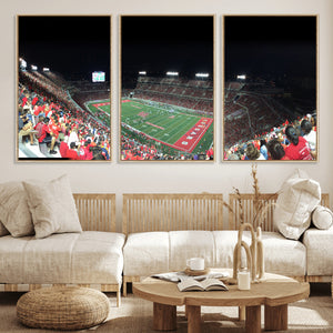 Houston Cougars Football Team Print - Houston TDECU Stadium