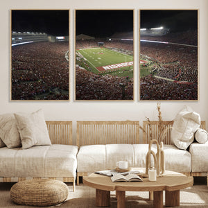 Wisconsin Badgers Football Team Print - Madison Camp Randall