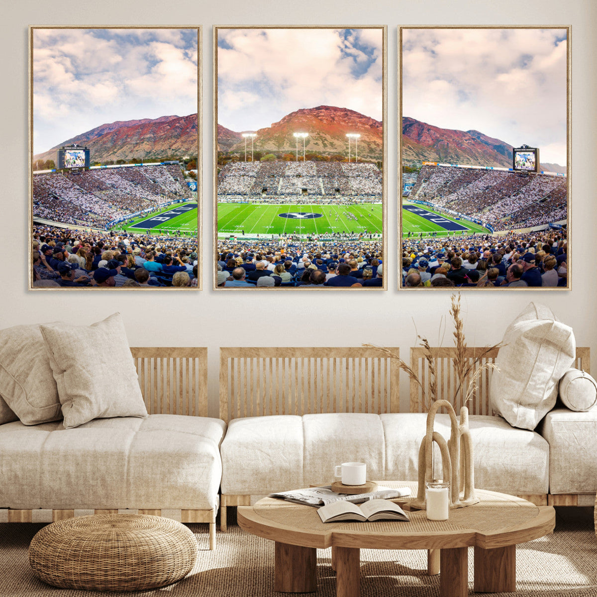 Brigham Young University Cougars Football Team Print - Provo