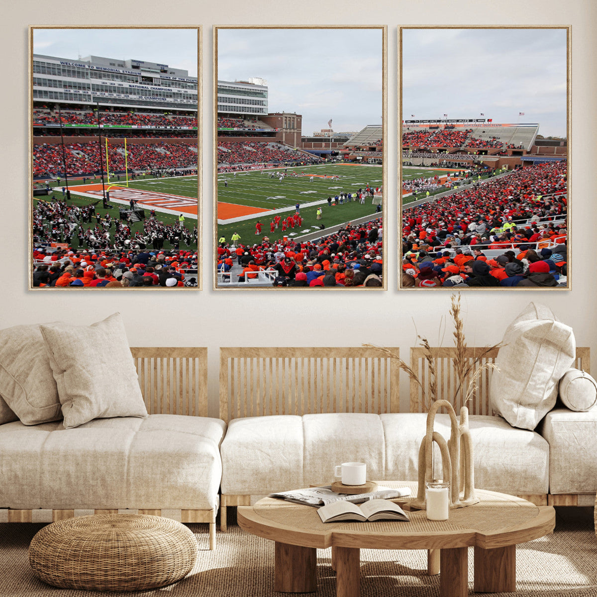 University of Illinois Fighting Illini Football Team Print -