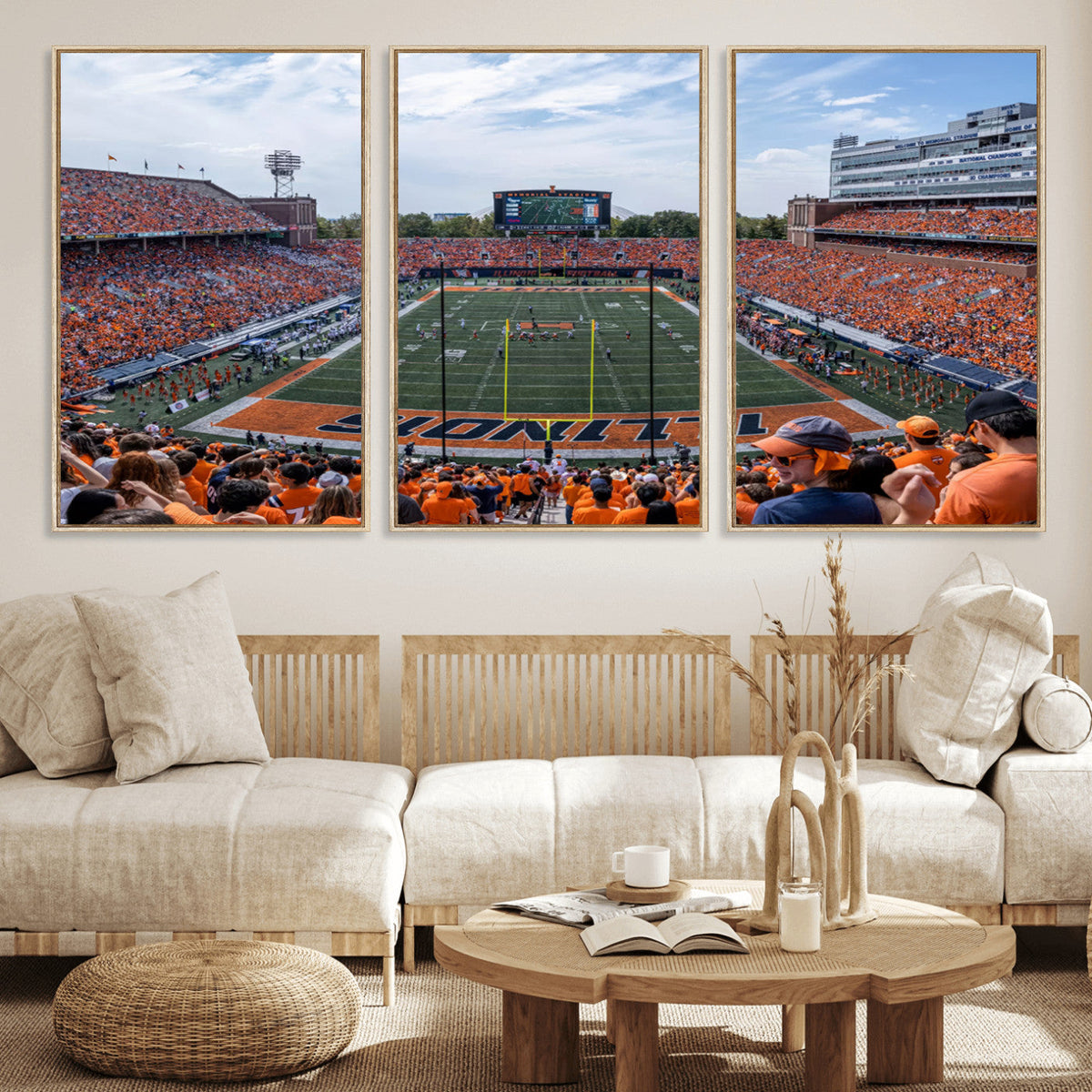 University of Illinois Fighting Illini Football Team Print