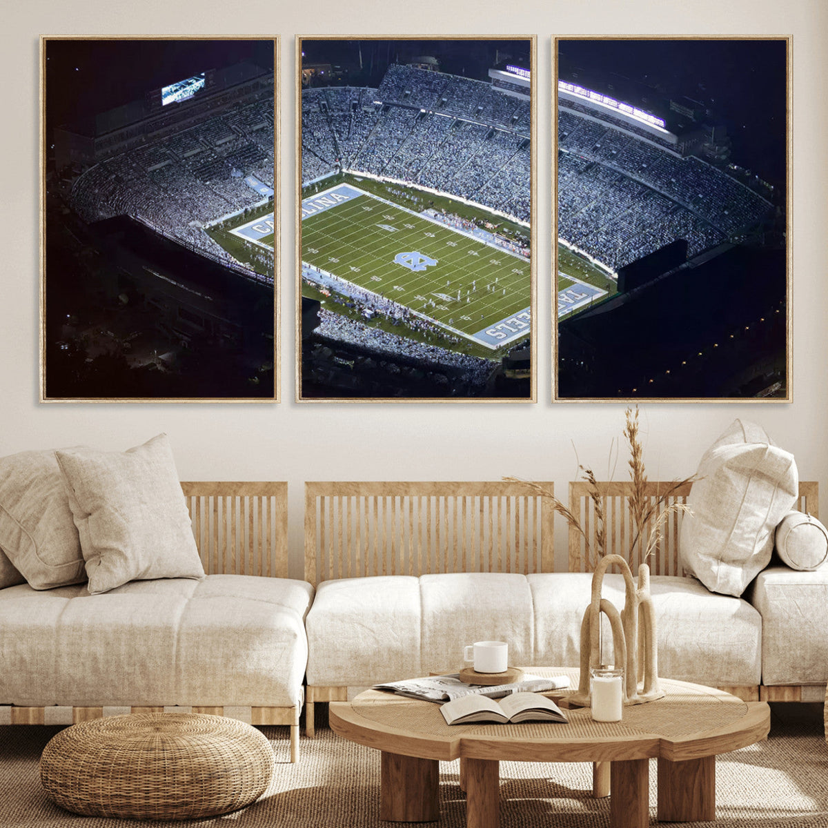 University of North Carolina Tar Heels Football Team Print -