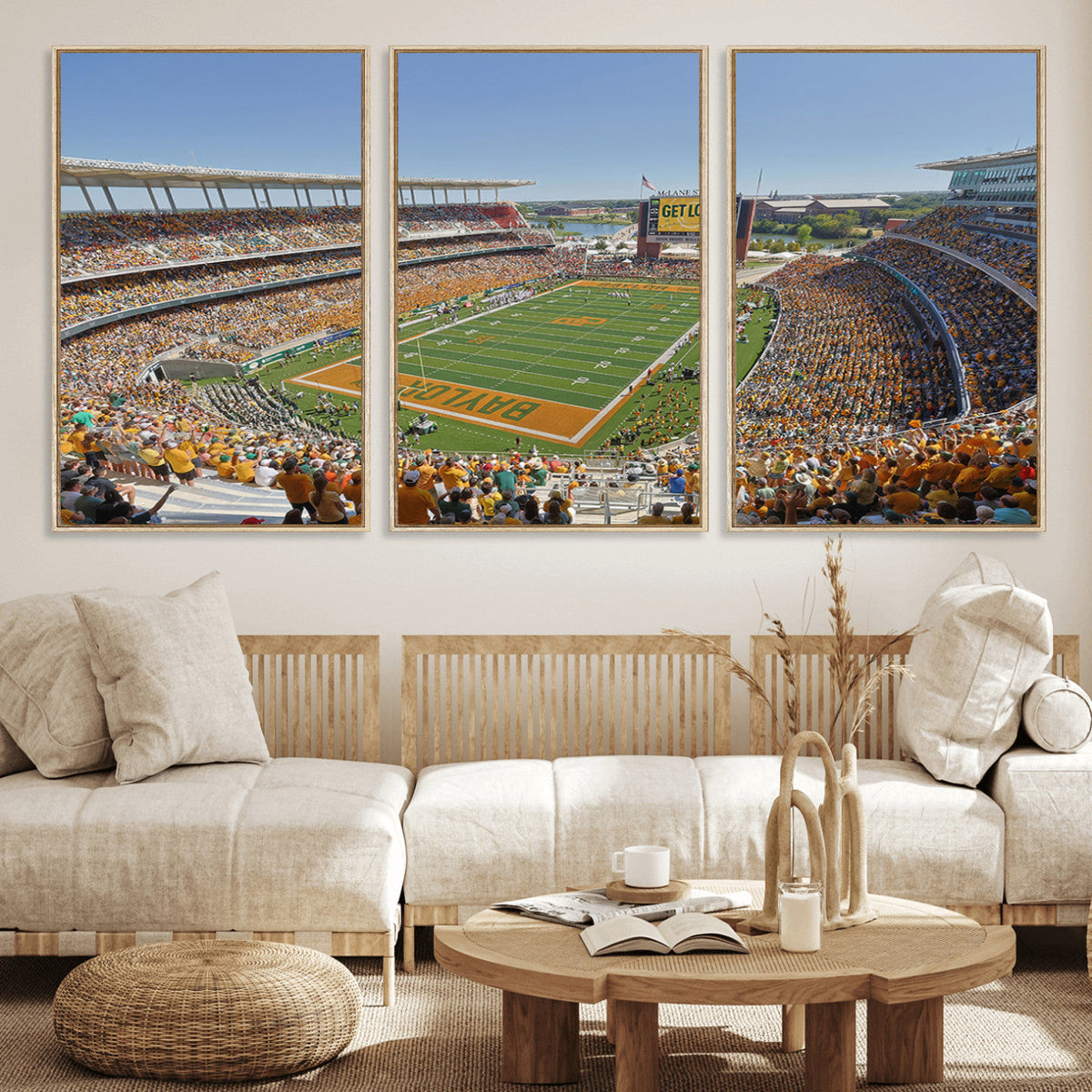 Baylor University Bears Football Team Print - Waco McLane