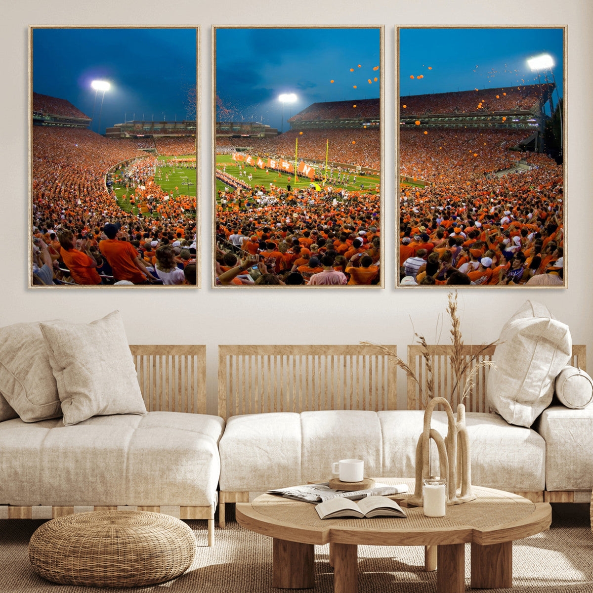 Clemson University Tigers Football Team Print - Clemson