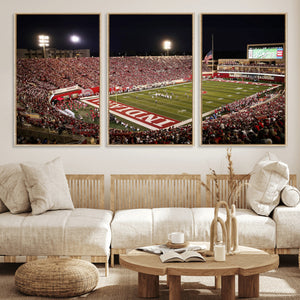 Indiana University Hoosiers Football Team Print Canvas -