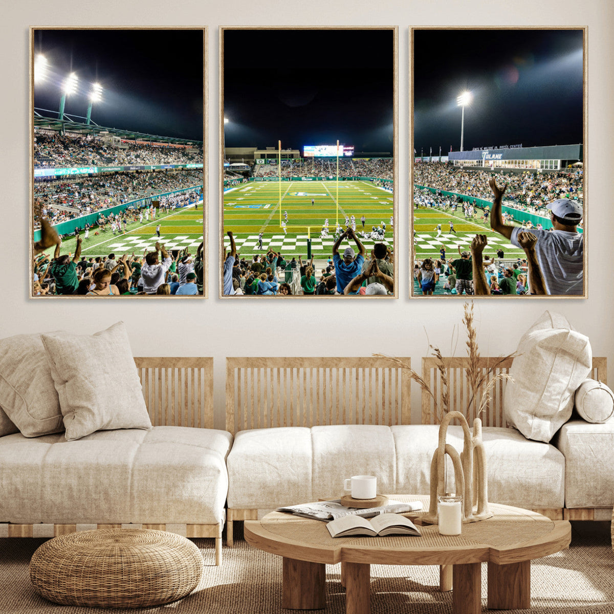 The Tulane University Green Wave Football Team Print - New