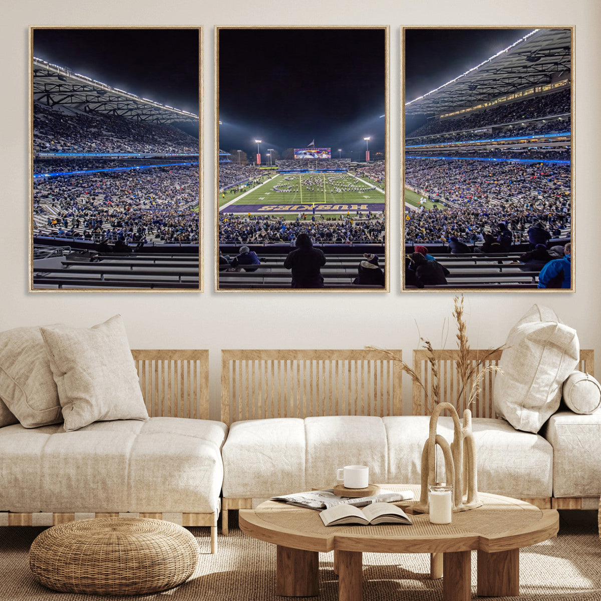 The University of Washington Huskies Football Team Print -