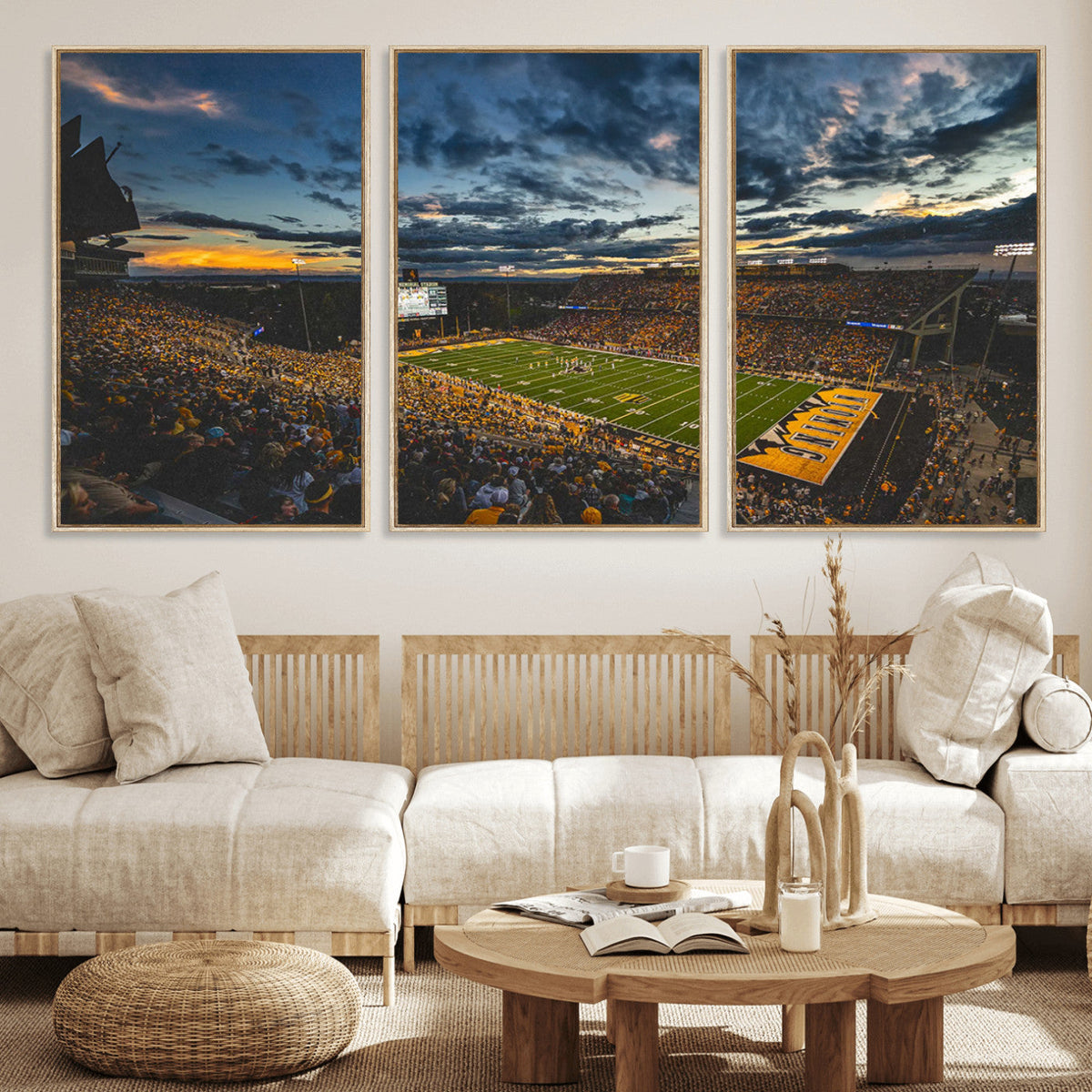 University of Wyoming Cowboys Football Team Print - Laramie