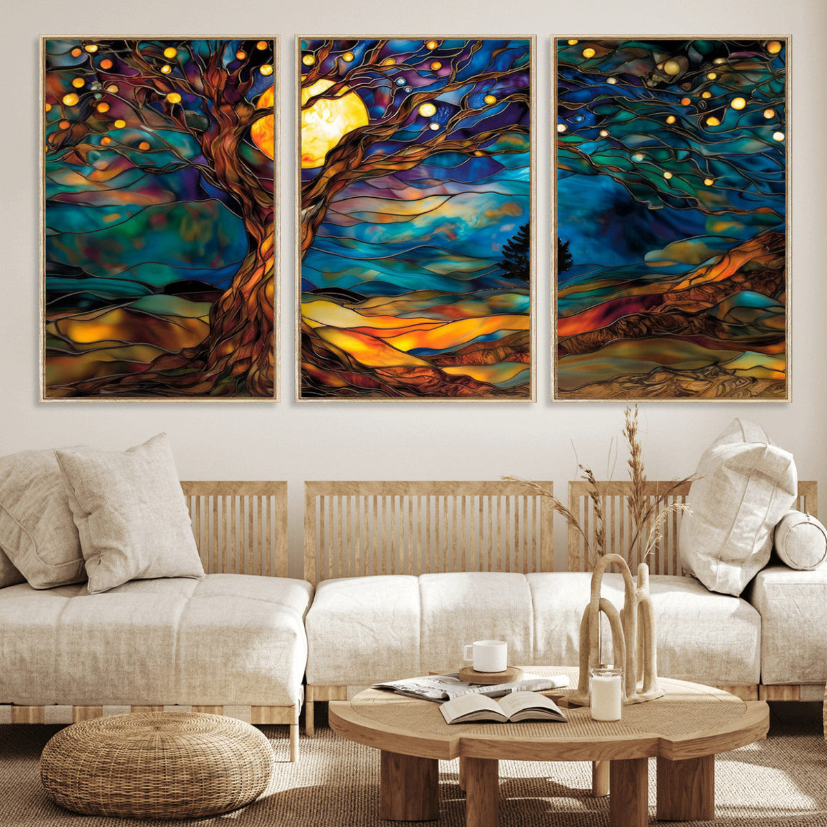 Tree of Life Wall Art - Yggdrasil Tree of Life Canvas Print