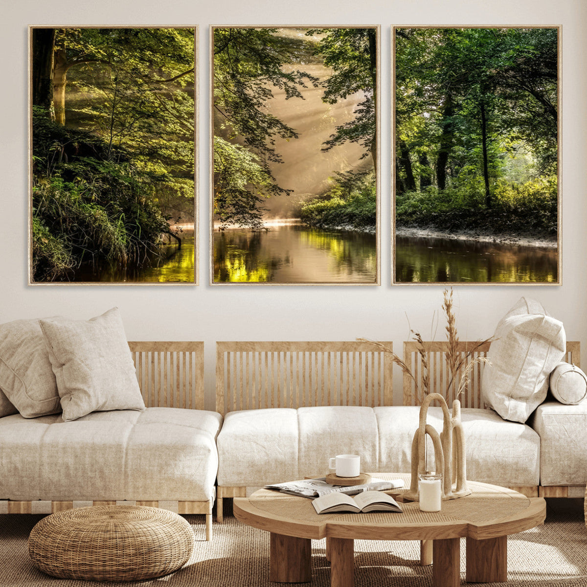 Forest Wall Art Print | River Landscape Wall Art | Perfect