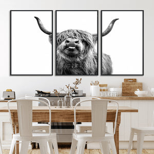 Fanny Scottish Highland Cow Cattle Art Print Farmhouse Wall