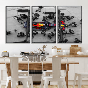 RedBull Formula 1 Canvas Wall Art Print