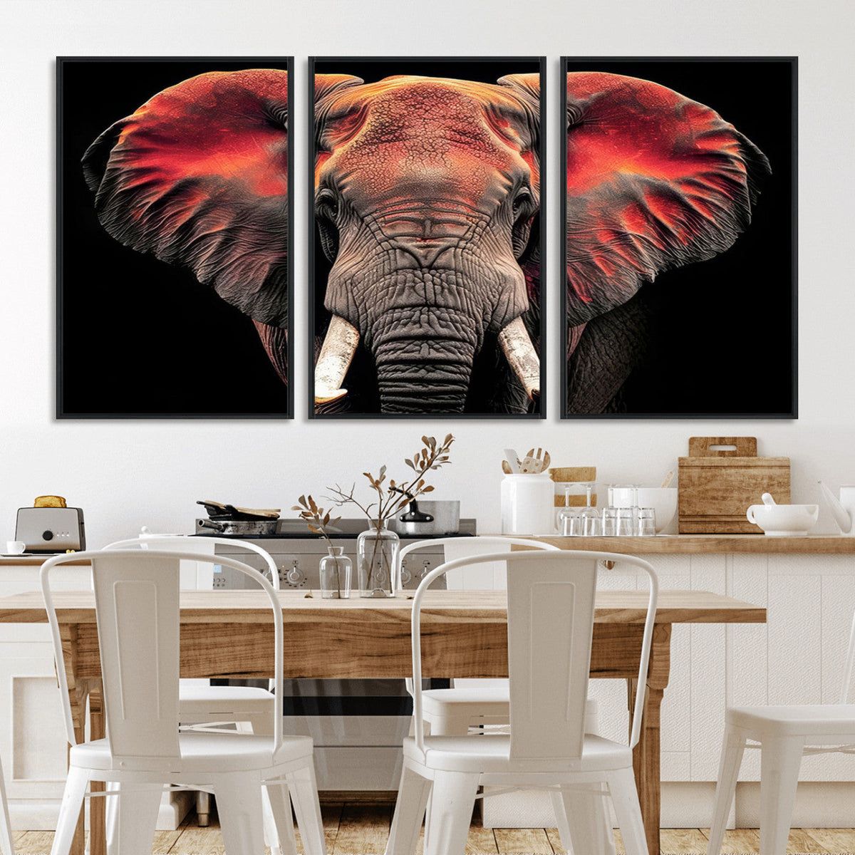 Elephant Wall Art Canvas Print