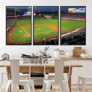 Angel Stadium Aerial Canvas Print – Los Angeles Angels