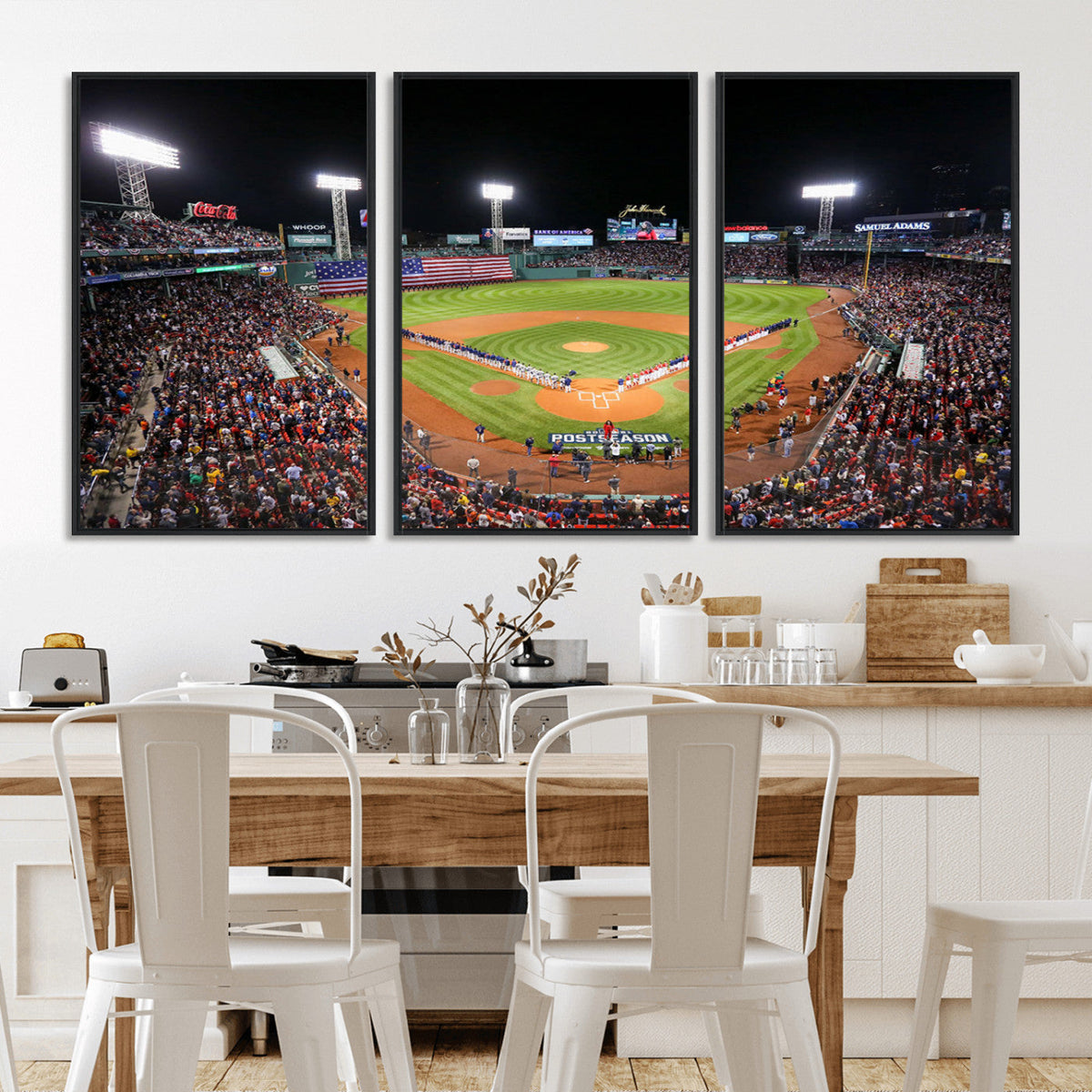 Fenway Park Wall Art Canvas Print | Large Baseball Stadium