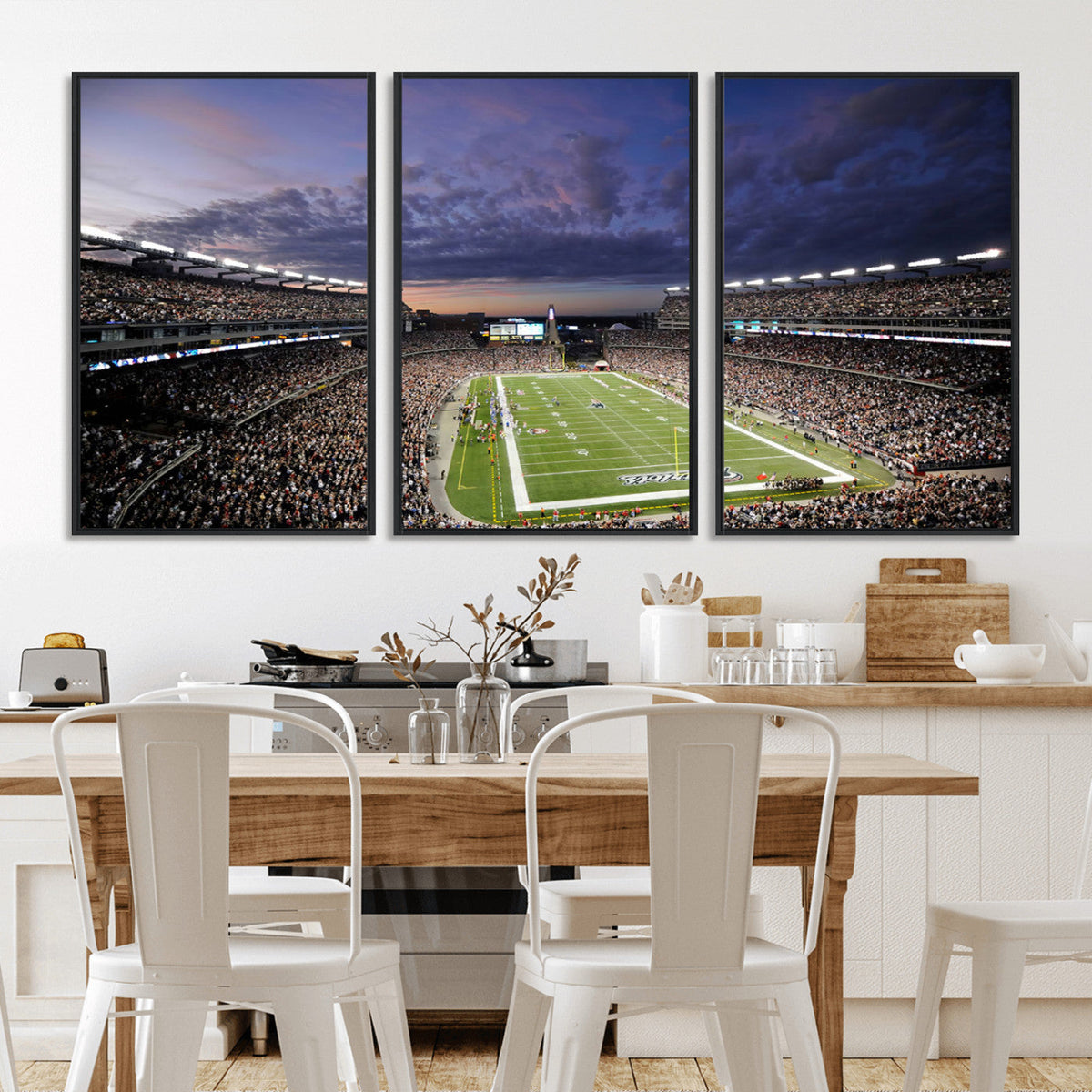 New England Patriots Football Team Print - Foxborough