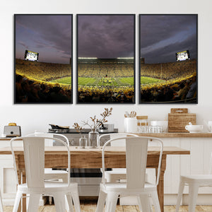 Michigan Wolverines Print - Michigan Stadium Wall Art Canvas