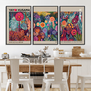 Yayoi Kusama Wall Art Canvas Print, Abstract Art, Large