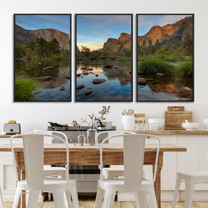 Yosemite Valley Wall Art Canvas Print – Framed El Capitan