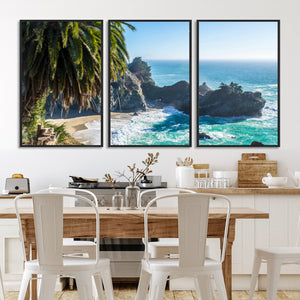 Big Sur Wall Art Canvas Print – Framed California Coastline