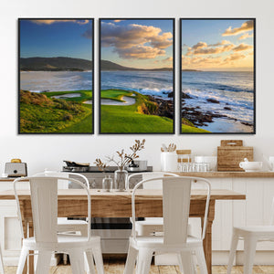 Pebble Beach Golf Links Wall Art Canvas Print – Iconic