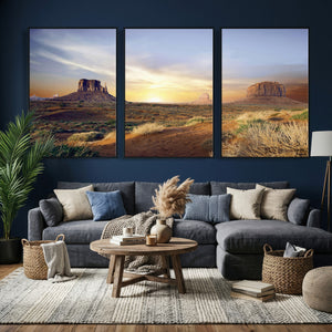 Monument Valley Desert Wall Art Canvas Print, Southwest