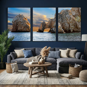 The Arch Cabo San Lucas Ocean Arch Wall Art Canvas Print,