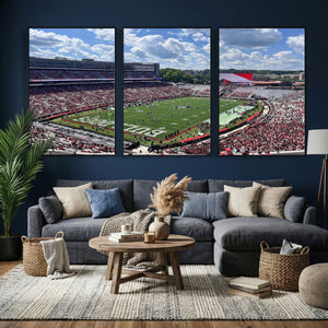 Georgia Bulldogs Stadium Wall Art Canvas Print, Sanford