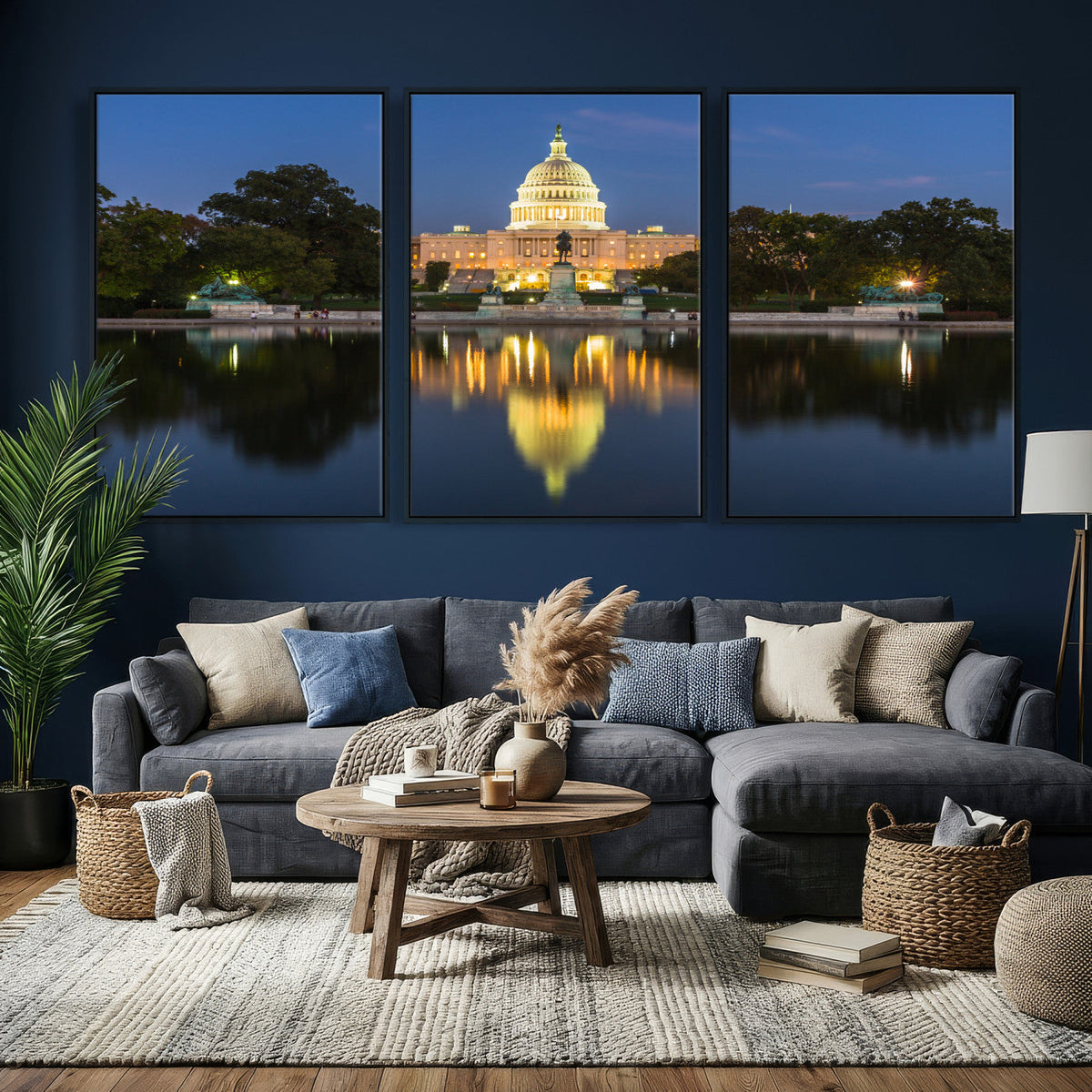 US Capitol Building Wall Art Canvas Print – Washington DC