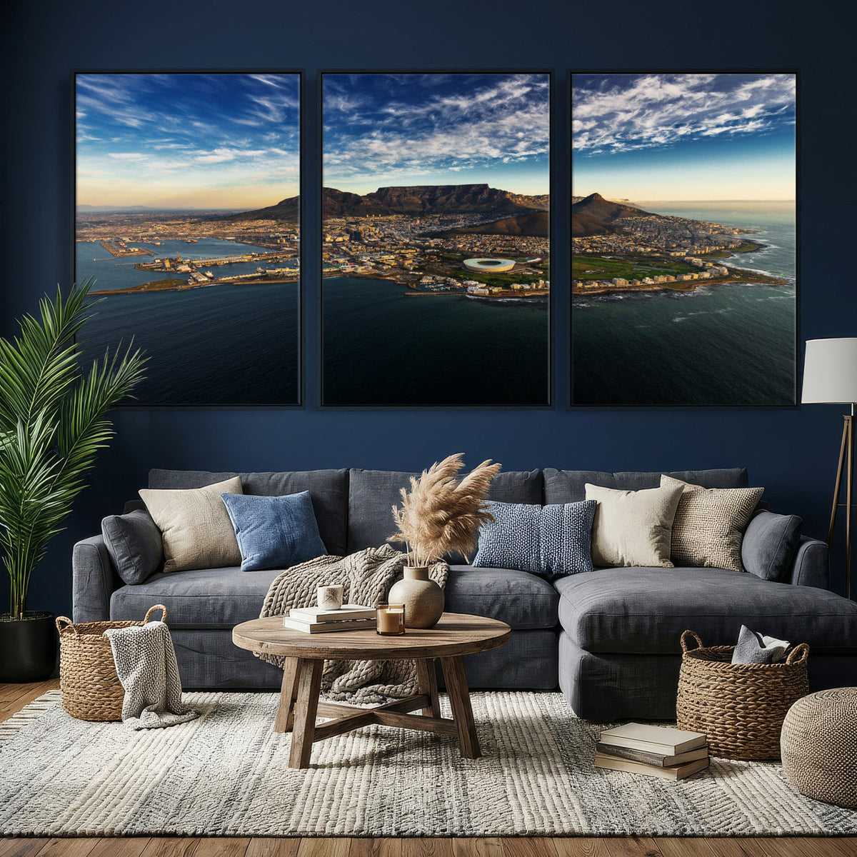 Cape Town Skyline Wall Art Canvas Print – Table Mountain