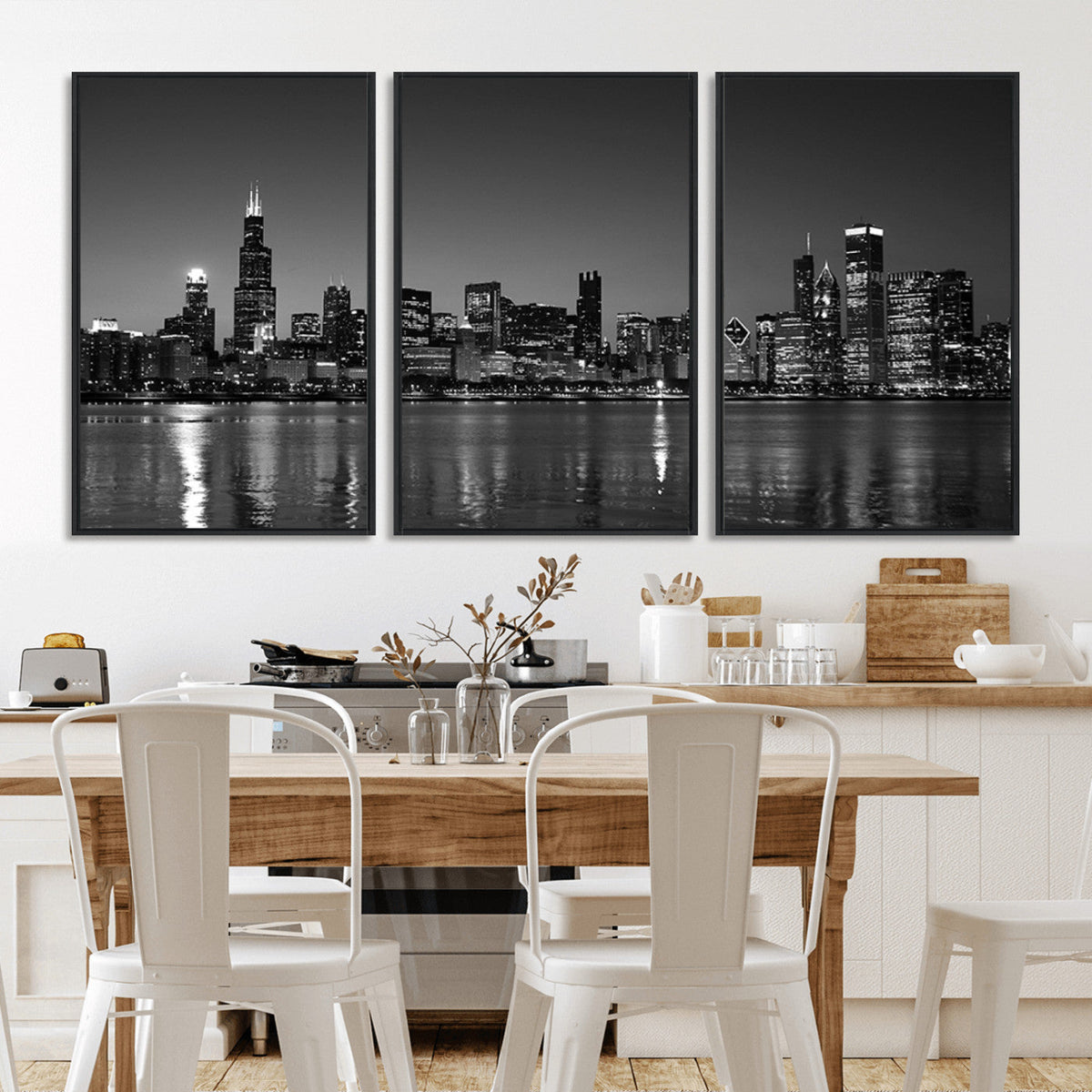 Chicago Wall Art Canvas Print