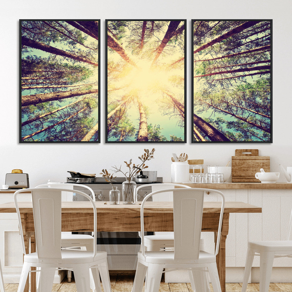Tree and Sunshine Canvas Print