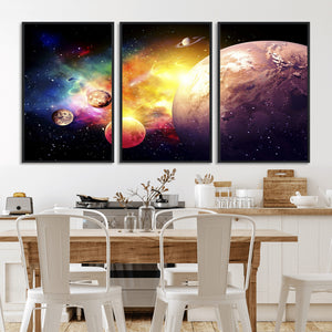 Space and Galaxy Canvas Print