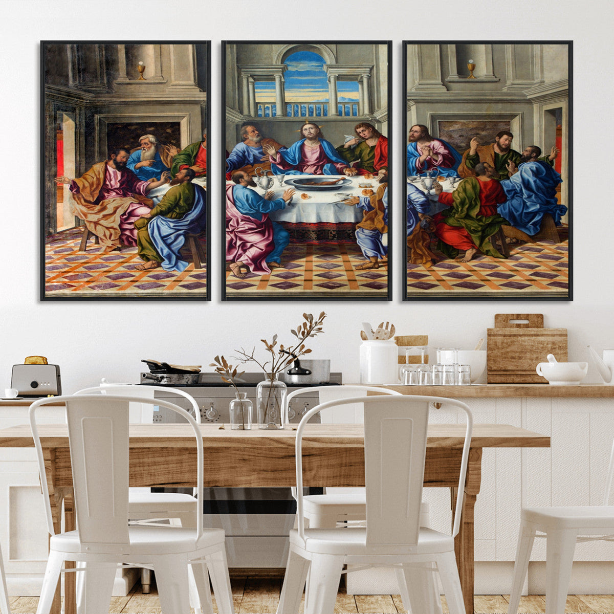 The Last Supper Multi Panel Canvas Wall Art