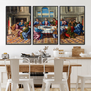 The Last Supper Multi Panel Canvas Wall Art