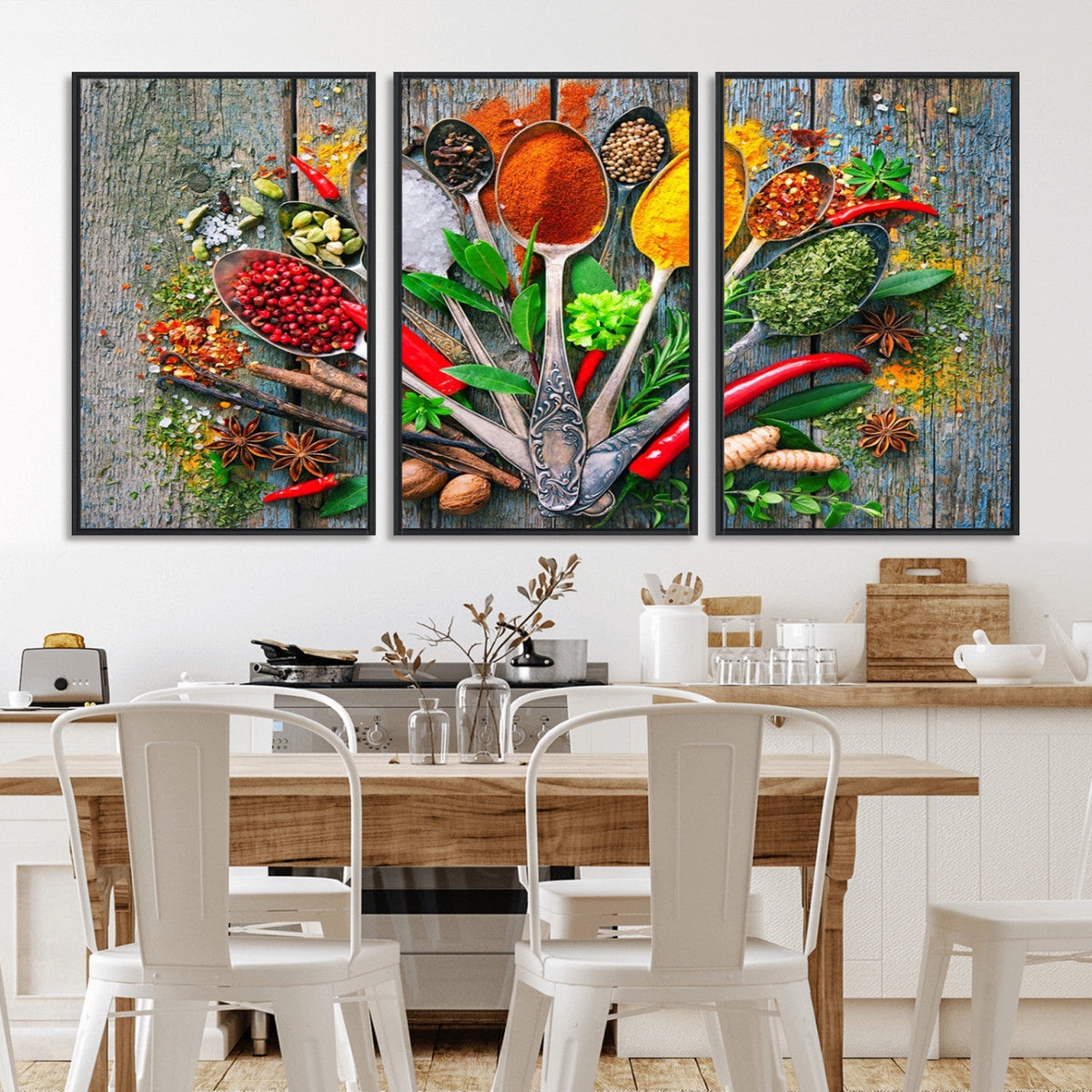 Spoonful of Spices Cooking Wall Art Canvas Print - Vibrant