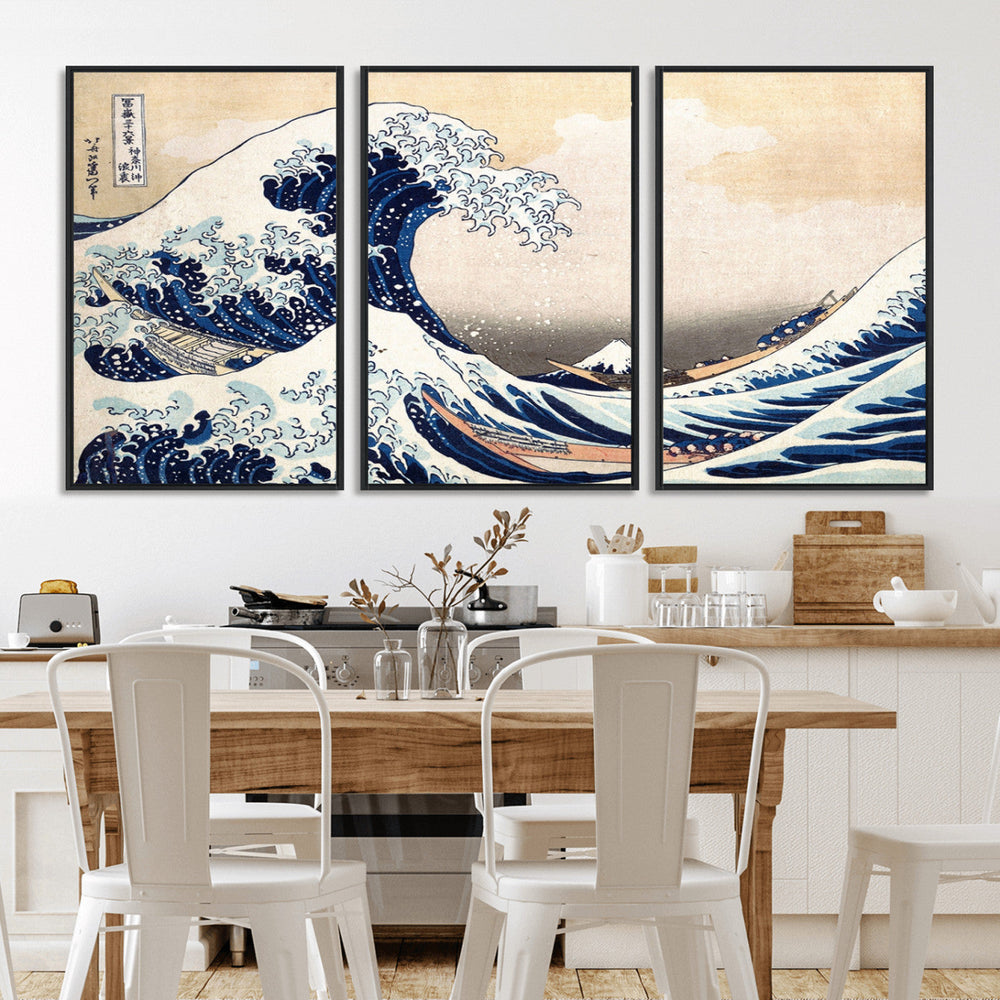Hokusai: The Breaking Wave off Kanagawa Canvas Print