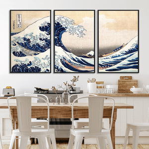 Hokusai: The Breaking Wave off Kanagawa Canvas Print