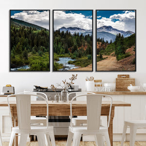 San Juan Nal Forest Wall Art Landscape Canvas Print