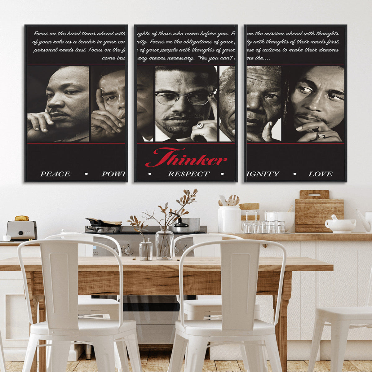 Thinkers of Wall Art Canvas Print - Inspirational Wall Art