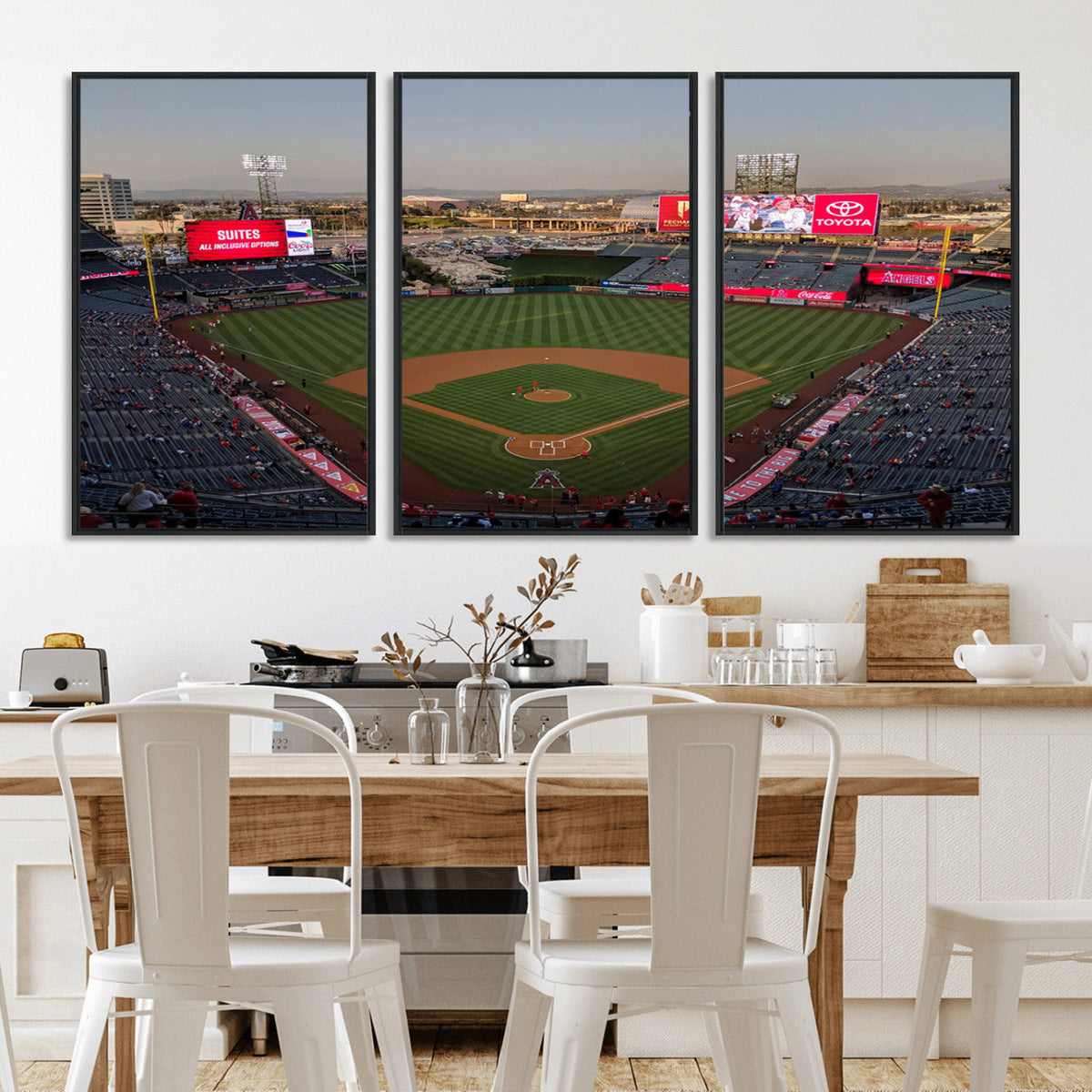 Los Angeles Angels Baseball Canvas Print - Anaheim Angel