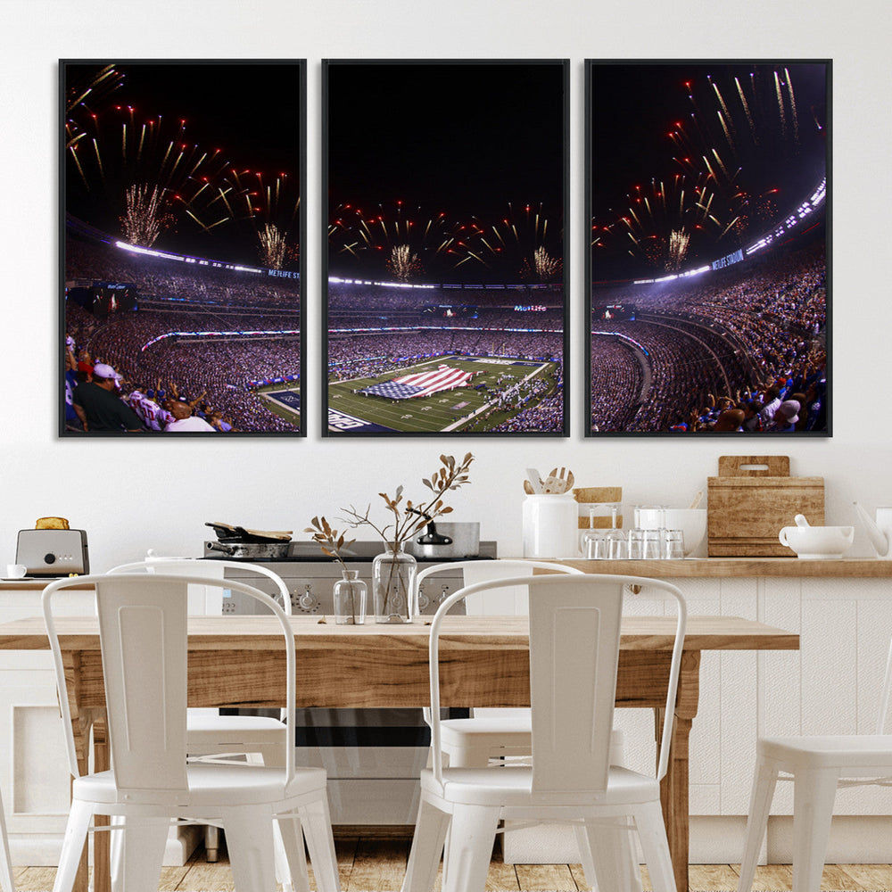 New York Giants Football Team Print - East Rutherford
