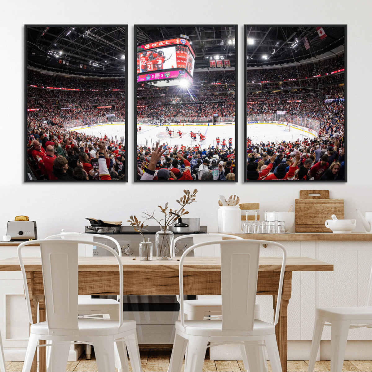 Amerant Bank Arena Wall Art Canvas Print - Basketball Arena