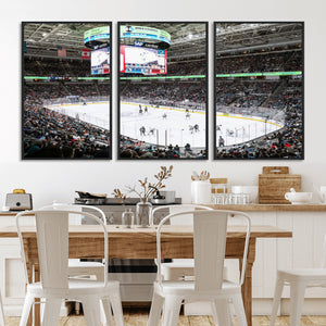 Sharks Arena Blackhawks Sharks Ice Hockey Stadium Wall Art