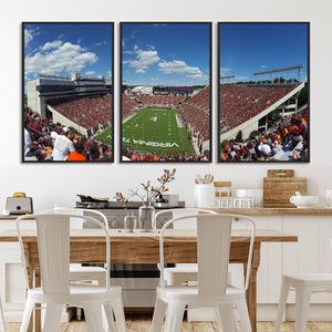Virginia Tech Hokies Football Team Print - Blacksburg Lane