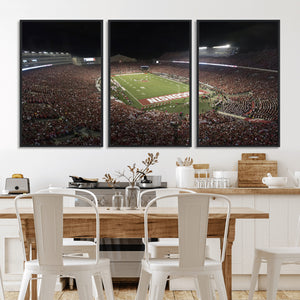 Wisconsin Badgers Football Team Print - Madison Camp Randall