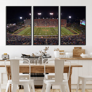 Demon Deacons Print Canvas, Football Team Print -