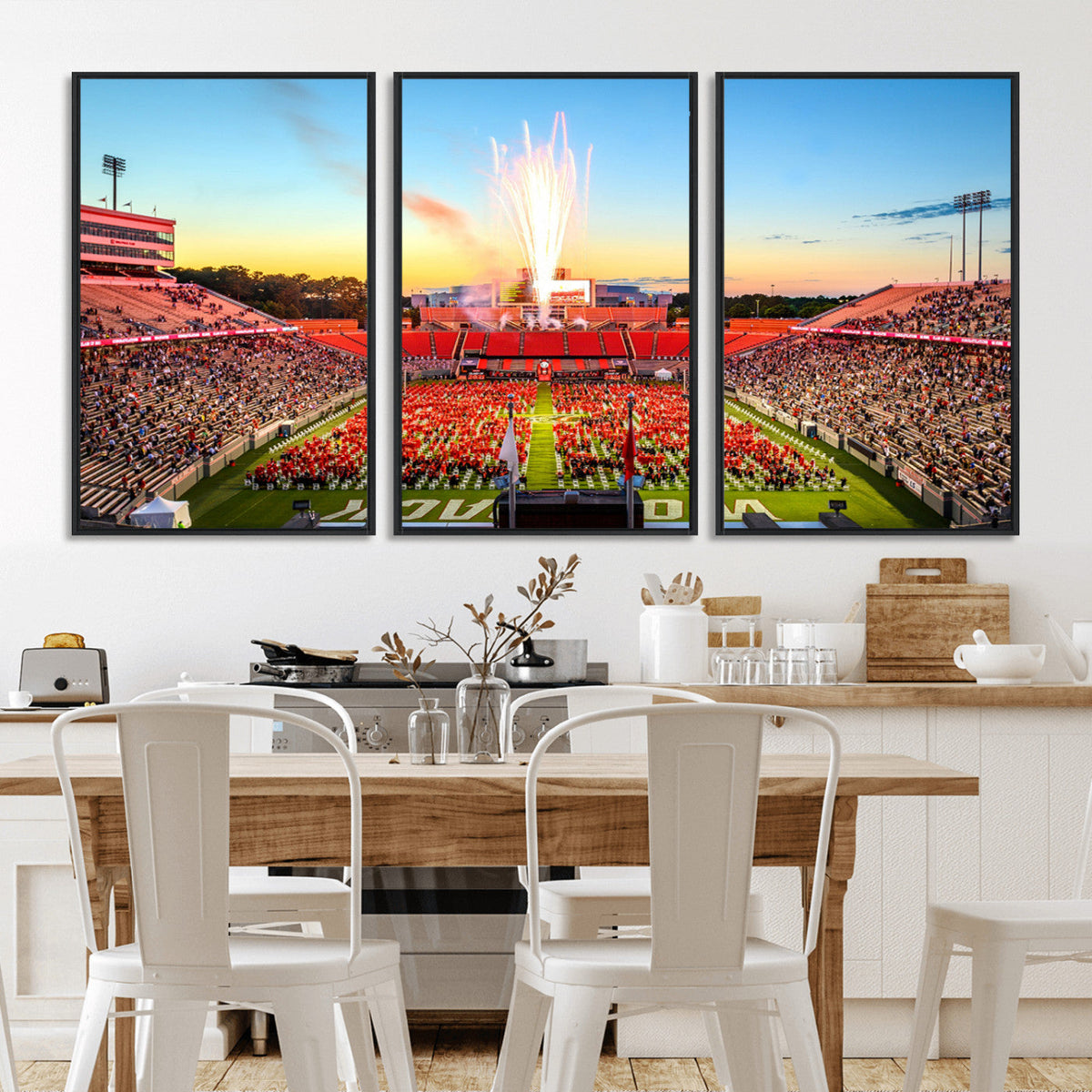 North Carolina State University Canvas Print, North Carolina