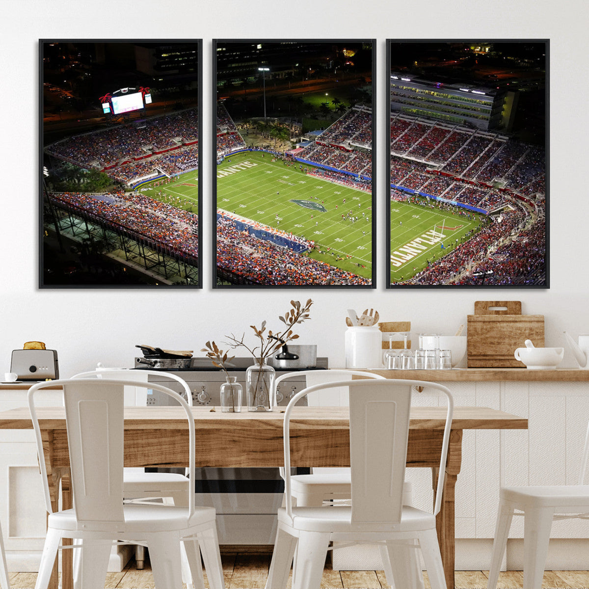 Florida Atlantic University Owls Canvas Print, Football Team