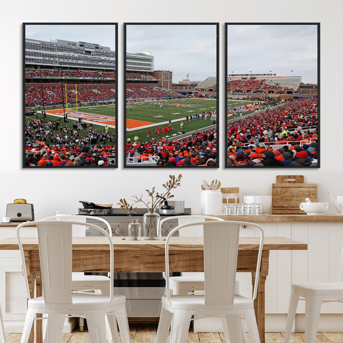 University of Illinois Fighting Illini Football Team Print -